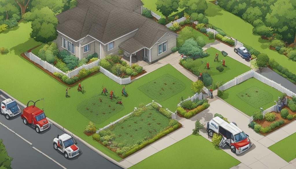Professional ant extermination for lawns