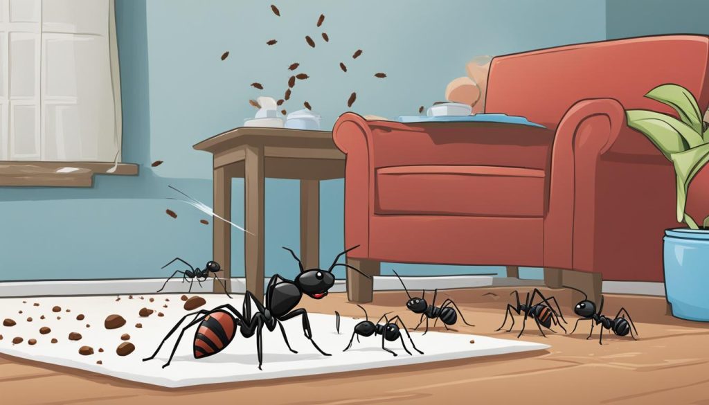 ant control spray vs powder